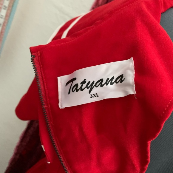 NWOT Tatyana Red Sailor Captain Pencil Dress - Picture 9 of 10